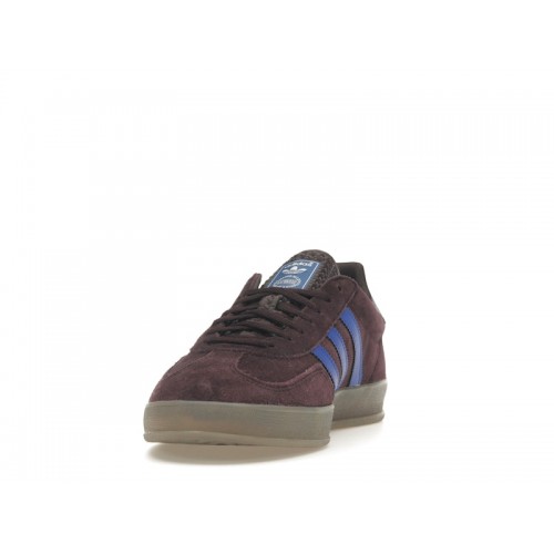 Кроссы adidas Gazelle Indoor Shadow Maroon Semi Lucid Blue - мужская сетка размеров