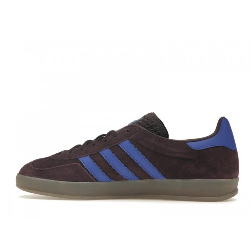 Кроссы adidas Gazelle Indoor Shadow Maroon Semi Lucid Blue - мужская сетка размеров