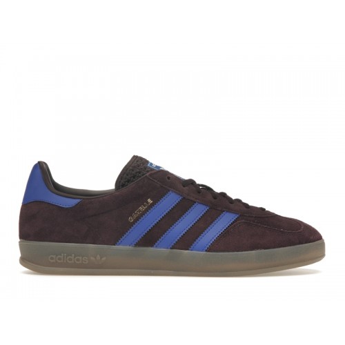 Кроссы adidas Gazelle Indoor Shadow Maroon Semi Lucid Blue - мужская сетка размеров