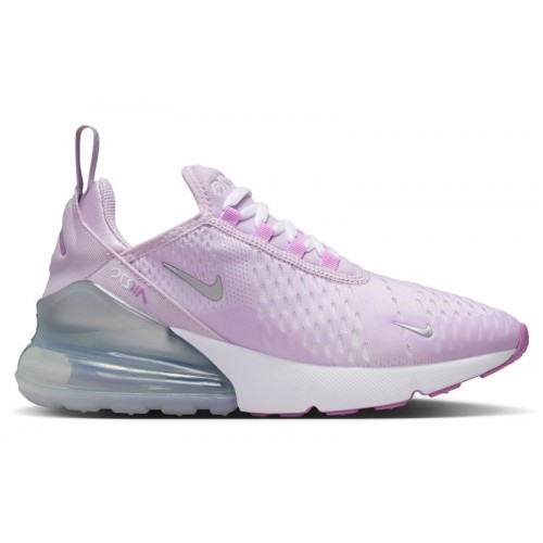 Nike Air Max 270 Doll Rush Fuchsia White Metallic Silver (GS) - подростковая сетка размеров