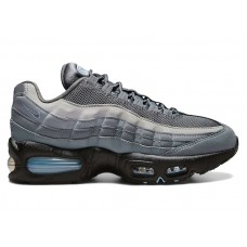 Подростковые Nike Air Max 95 Big Bubble Cool Grey Psychic Blue (GS)
