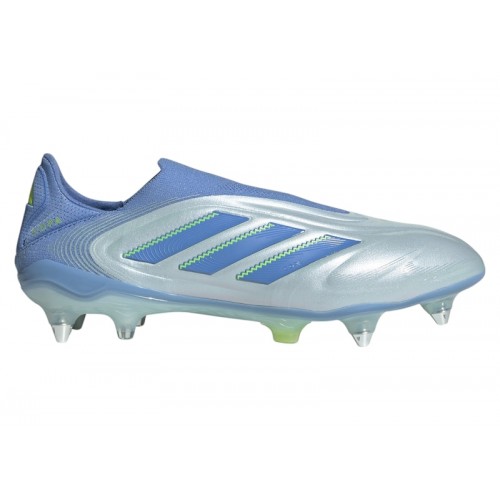 adidas Copa Pure 3 Elite Laceless SG Halo Blue Blue Fusion Lucid Lemon - мужская сетка размеров