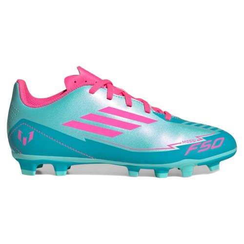 adidas F50 Club FG/MG Messi Miami (Kids) - детская сетка размеров