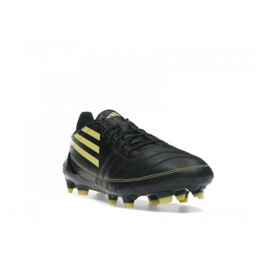 adidas F50 Elite Leather 2010 FG Remake Pack Black Yellow - мужская сетка размеров