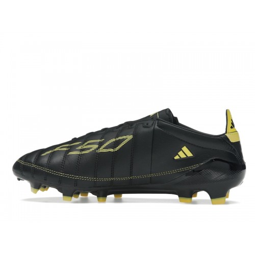 adidas F50 Elite Leather 2010 FG Remake Pack Black Yellow - мужская сетка размеров