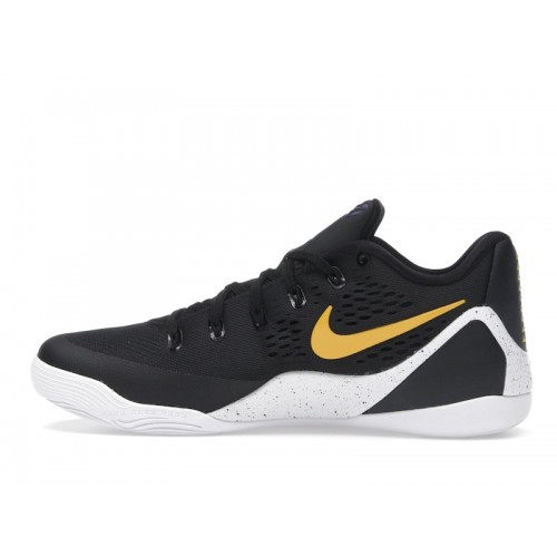 Кроссы Nike Kobe 9 EM Low Protro TB Black University Gold - мужская сетка размеров