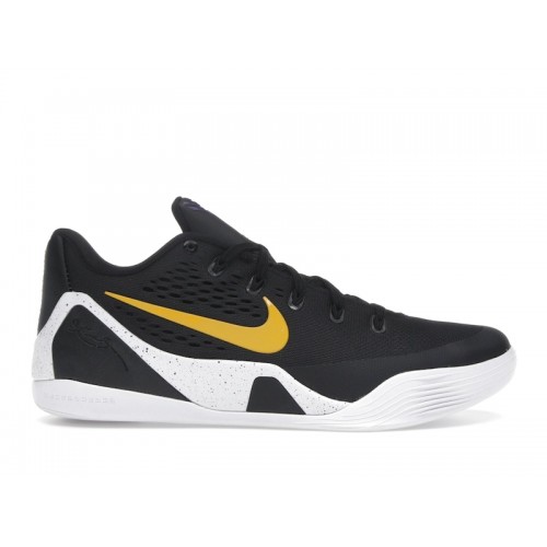 Кроссы Nike Kobe 9 EM Low Protro TB Black University Gold - мужская сетка размеров