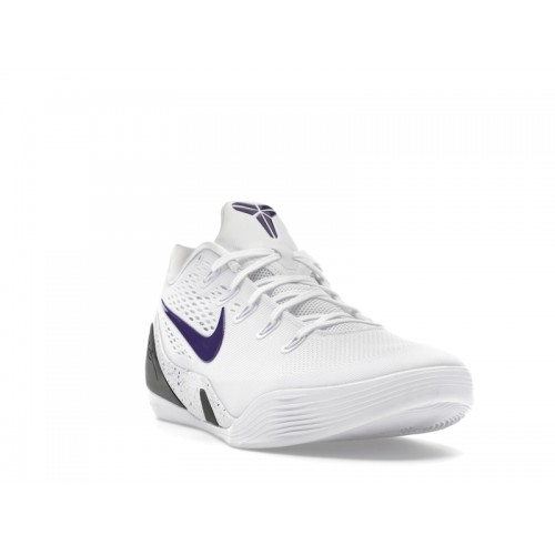 Кроссы Nike Kobe 9 Elite Low EM Protro White Court Purple - мужская сетка размеров