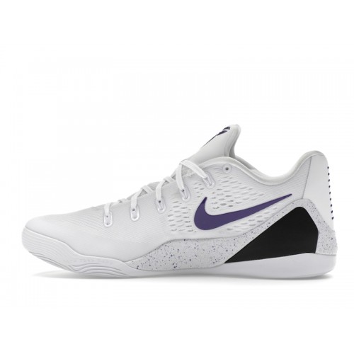 Кроссы Nike Kobe 9 Elite Low EM Protro White Court Purple - мужская сетка размеров