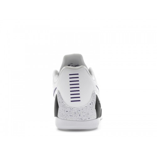 Кроссы Nike Kobe 9 Elite Low EM Protro White Court Purple - мужская сетка размеров