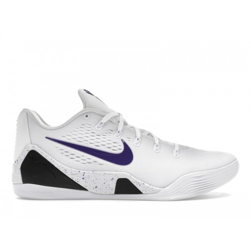 Кроссы Nike Kobe 9 Elite Low EM Protro White Court Purple - мужская сетка размеров