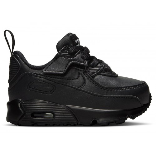 Кроссы Nike Air Max 90 EasyOn Black White (TD) - детская сетка размеров