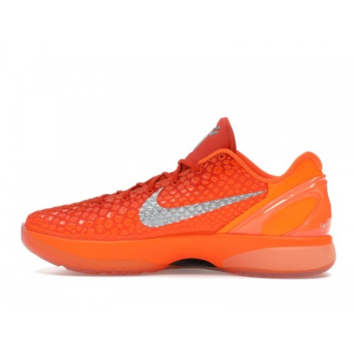 Кроссы Nike Kobe 6 Protro Total Orange - мужская сетка размеров