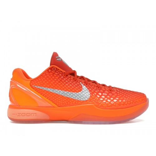 Кроссы Nike Kobe 6 Protro Total Orange - мужская сетка размеров