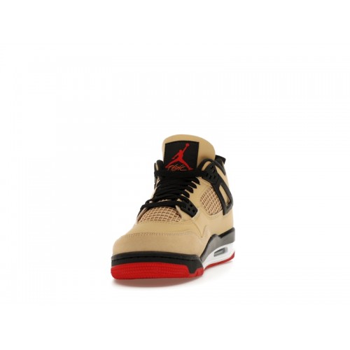 Кроссы Jordan 4 Retro Pizza (GS) - подростковая сетка размеров