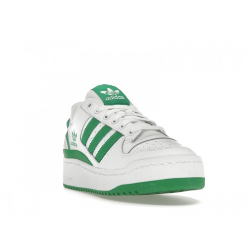 Кроссы adidas Forum Bold Cloud White Green Grey (W) - женская сетка размеров
