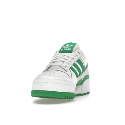 Кроссы adidas Forum Bold Cloud White Green Grey (W) - женская сетка размеров