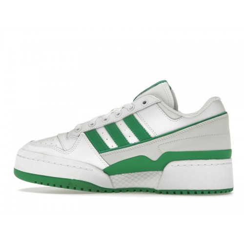 Кроссы adidas Forum Bold Cloud White Green Grey (W) - женская сетка размеров