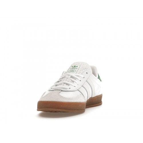 Кроссы adidas Gazelle Indoor Kith Classics White Green - мужская сетка размеров