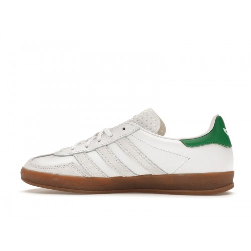 Кроссы adidas Gazelle Indoor Kith Classics White Green - мужская сетка размеров