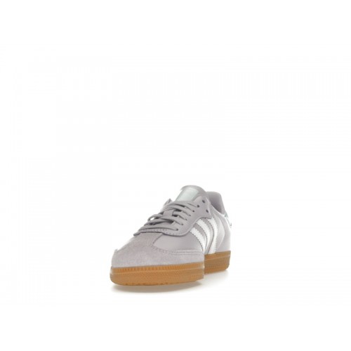 Кроссы adidas Samba OG Silver Dawn (GS) - подростковая сетка размеров