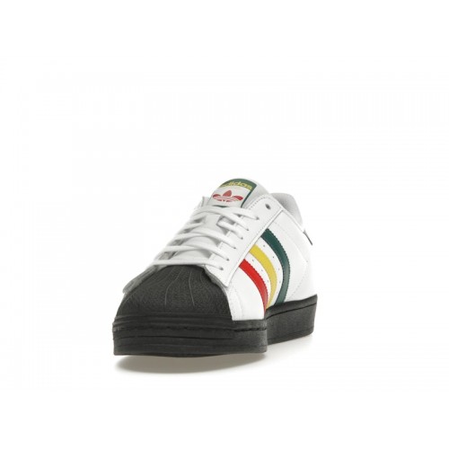 adidas Superstar Rasta White - мужская сетка размеров