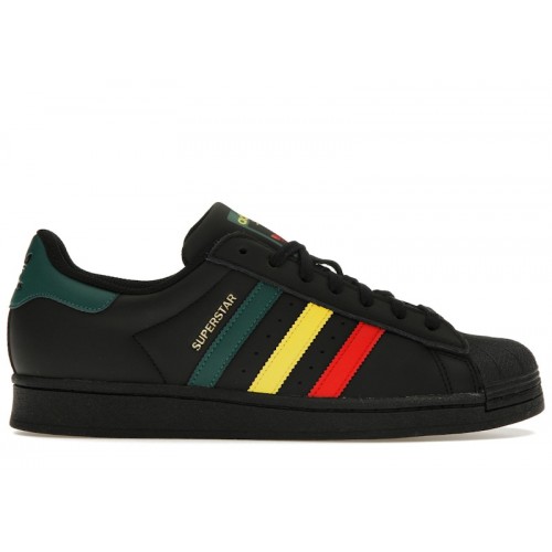 adidas Superstar Rasta Black - мужская сетка размеров