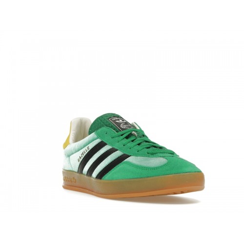 Кроссы adidas Gazelle size? Exclusive Green Yellow - мужская сетка размеров