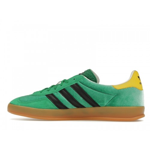 Кроссы adidas Gazelle size? Exclusive Green Yellow - мужская сетка размеров
