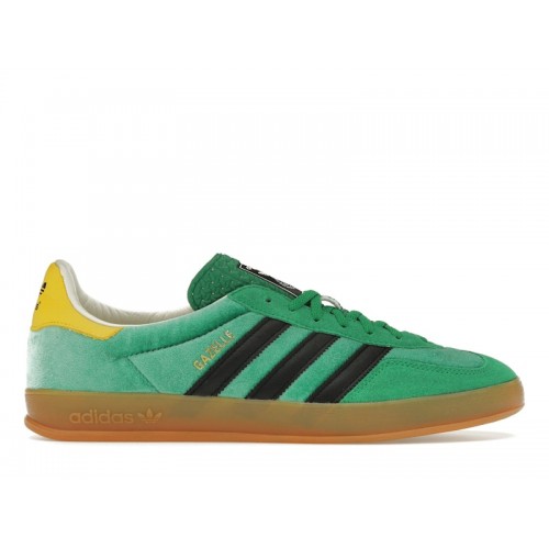 Кроссы adidas Gazelle size? Exclusive Green Yellow - мужская сетка размеров