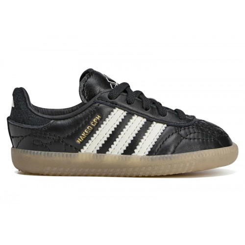 Кроссы adidas Samba OG Naked Maha Core Black (TD) - детская сетка размеров