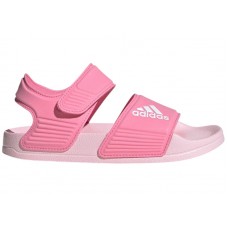 Подростковые adidas Adilette Sandals Bliss Pink Cloud White Clear Pink (GS)
