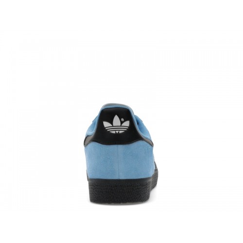 adidas Gazelle Light Blue Core Black - мужская сетка размеров