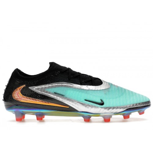 Nike Phantom 6 Low Elite AG Chrome Black - мужская сетка размеров