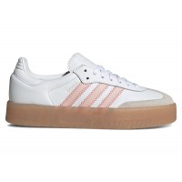 Женские adidas Sambae White Sandy Pink Red (W)
