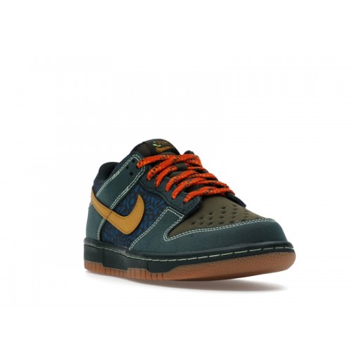 Nike Dunk Low Seaweed Ochre Khaki (GS) - подростковая сетка размеров