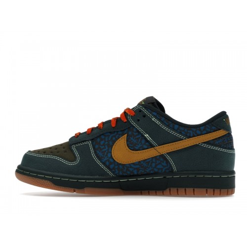 Nike Dunk Low Seaweed Ochre Khaki (GS) - подростковая сетка размеров