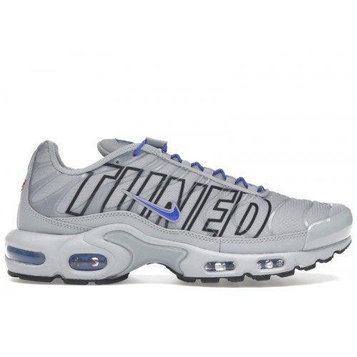 Nike Air Max Plus Tuned Pack - Wolf Grey Racer Blue - мужская сетка размеров