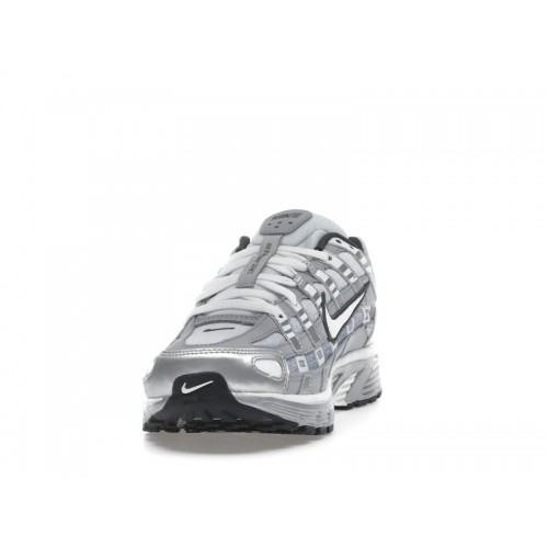 Nike P-6000 Metallic Silver Wolf Grey - мужская сетка размеров