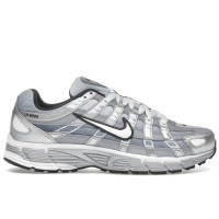 Nike P-6000 Metallic Silver Summit White-Wolf Grey