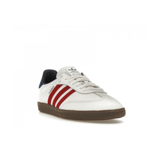 Кроссы adidas Samba OG Team Victory Red Night Indigo - мужская сетка размеров