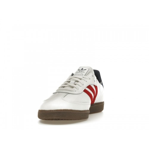 Кроссы adidas Samba OG Team Victory Red Night Indigo - мужская сетка размеров