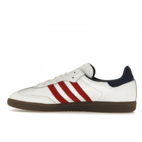 Кроссы adidas Samba OG Team Victory Red Night Indigo - мужская сетка размеров