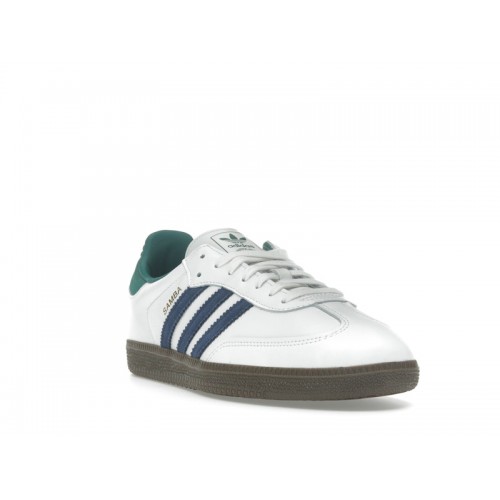 adidas Samba OG Black White Collegiate Green - мужская сетка размеров