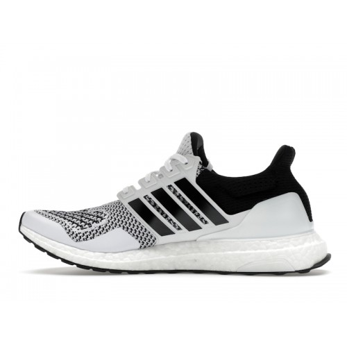 adidas Ultra Boost 1.0 Cloud White Core Black Iron Metallic - мужская сетка размеров