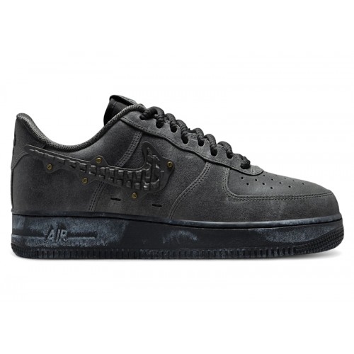 Кроссы Nike Air Force 1 Low Metalwork Medium Ash Anthracite - мужская сетка размеров