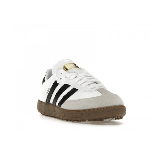 Кроссы adidas Samba Golf Cloud White Core Black Gum - мужская сетка размеров