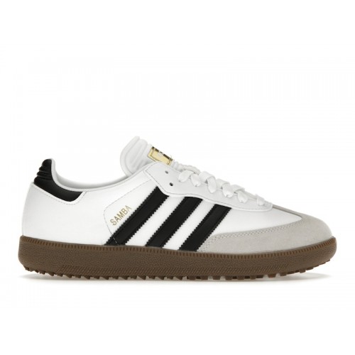 Кроссы adidas Samba Golf Cloud White Core Black Gum - мужская сетка размеров
