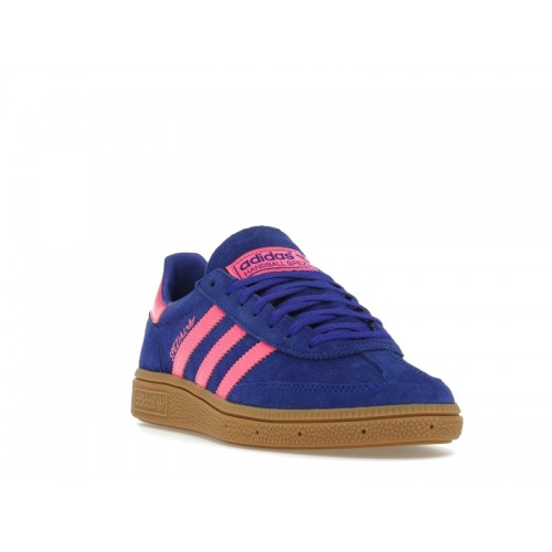 Кроссы adidas Handball Spezial Lucid Blue Lucid Pink (W) - женская сетка размеров