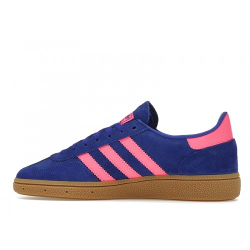 Кроссы adidas Handball Spezial Lucid Blue Lucid Pink (W) - женская сетка размеров